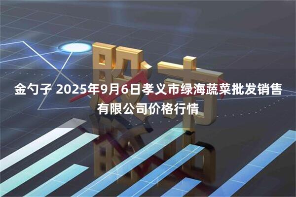 金勺子 2025年9月6日孝义市绿海蔬菜批发销售有限公司价格行情