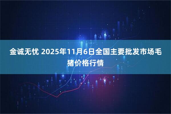 金诚无忧 2025年11月6日全国主要批发市场毛猪价格行情